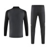 Manchester United Trainings Sweatshirt Quarter-zip 2024-25 Grijze - Heren